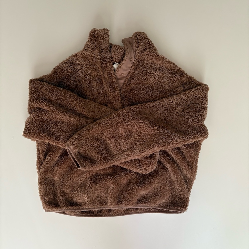 H&M Cozy Brown Fleece Jacket